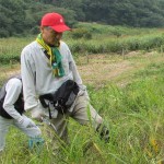 犬挟り湿原の保全活動を行いました