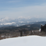 蒜山三座と蒜山盆地