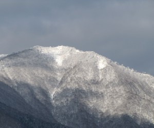 12月18日の上蒜山の雪