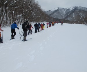 中蒜山を望みながら