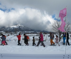 上蒜山をバックに