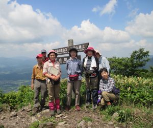 八合目槍ヶ峰にて