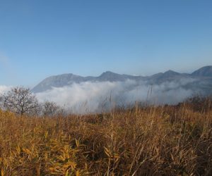 土塁付近より大山