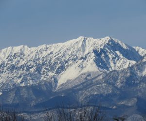 12/18　大山遠望  茅部野より