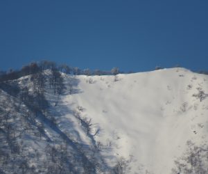 2/2  上蒜山山頂と稜線