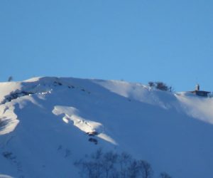 2/28　中蒜山　1123.4m 茅部野より