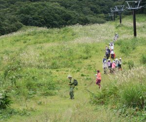 津黒自然観察会 津黒高原スキー場