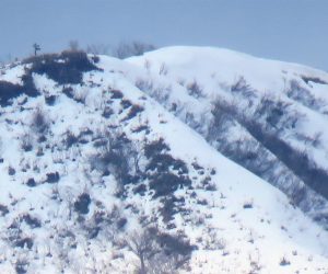 1/20　上蒜山8合目付近