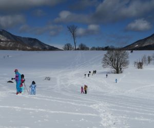 雪恋祭り2月4日　③目標はあの岡まで