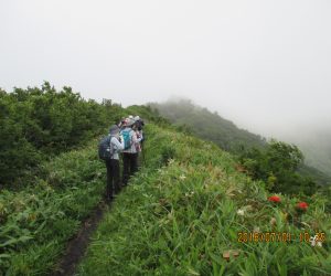 山頂へ