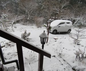 12/9 積雪2～3㎝