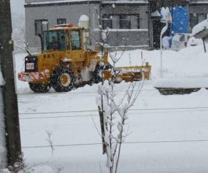 29日　除雪車出動