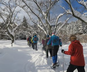 1/27ガイドクラブのスノーシュウ研修会