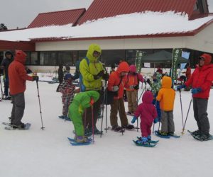 雪恋祭りスノーシュー体験　16　準備OK