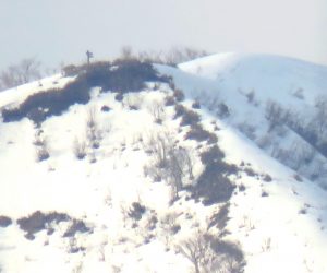 2/23  上蒜山8合目付近