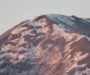 2/26   上蒜山8合目付近